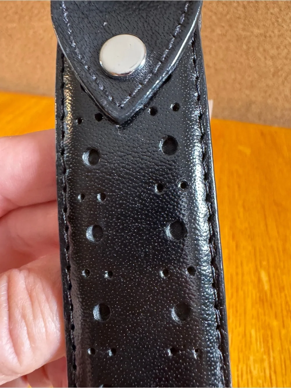 NWT Stacy Adams Men’s Black Leather Dress Belt Size 36 SA504-001